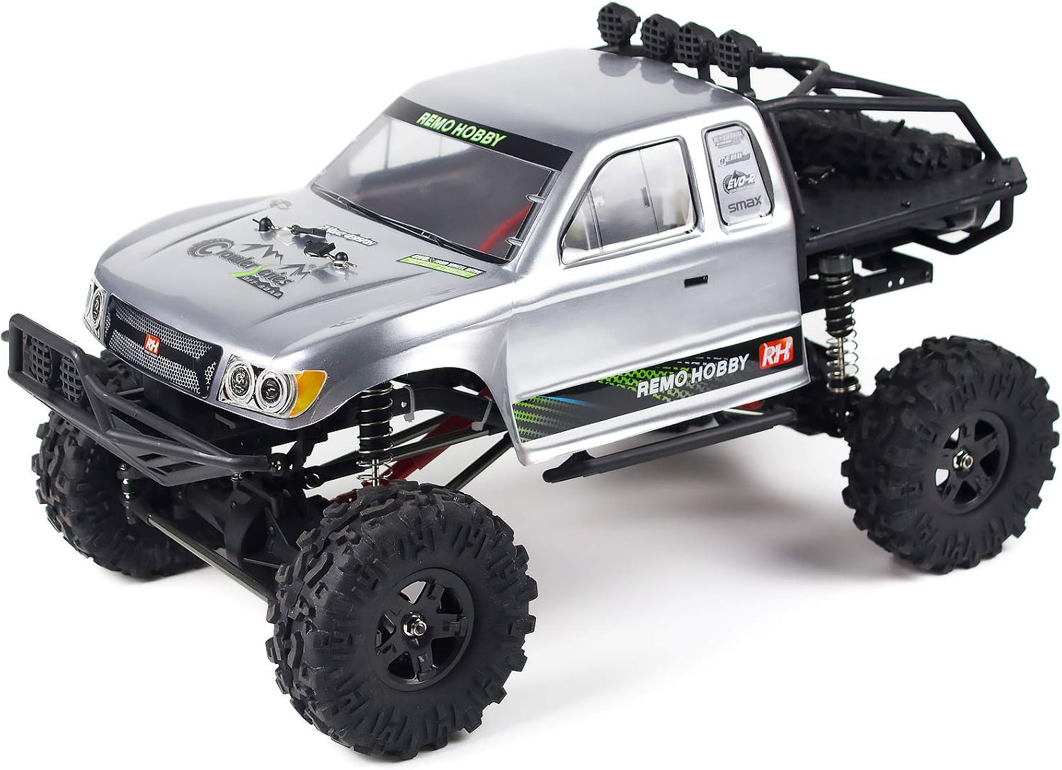 Cheerwing 1:10 Scale Rock Crawler 4WD Off-Road Remote Control Truck | 2.4Ghz, Brushed Motor, Waterproof ESC, 20-25km/h Speed, .2V 2500mAh