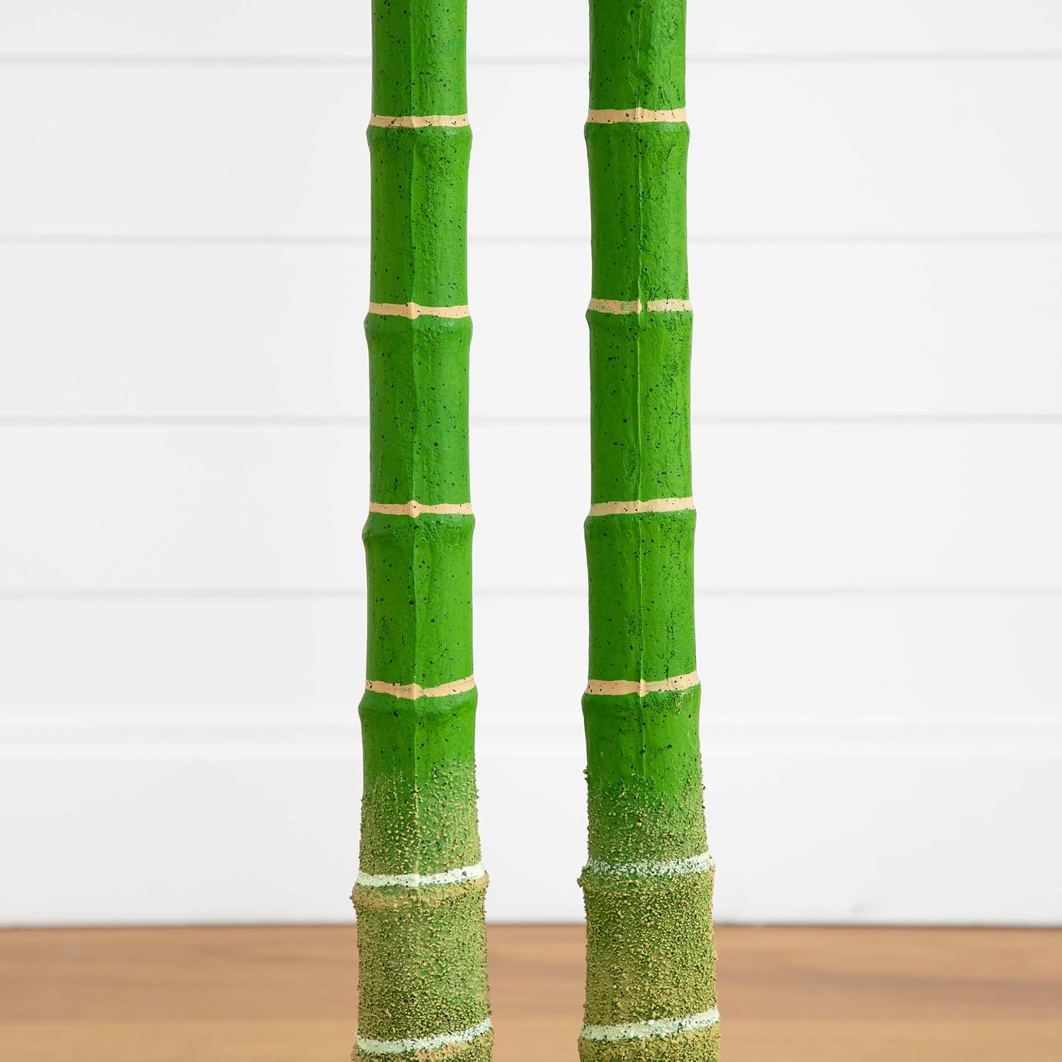 Nearly Natural 4 ft Artificial Golden Cane Palm Tree with Nursery Pot | Double-Stalk, Lush Realistic Foliage, Indoor Faux Palm Plant, Living Room Decor, Perfect Tropical Decoration