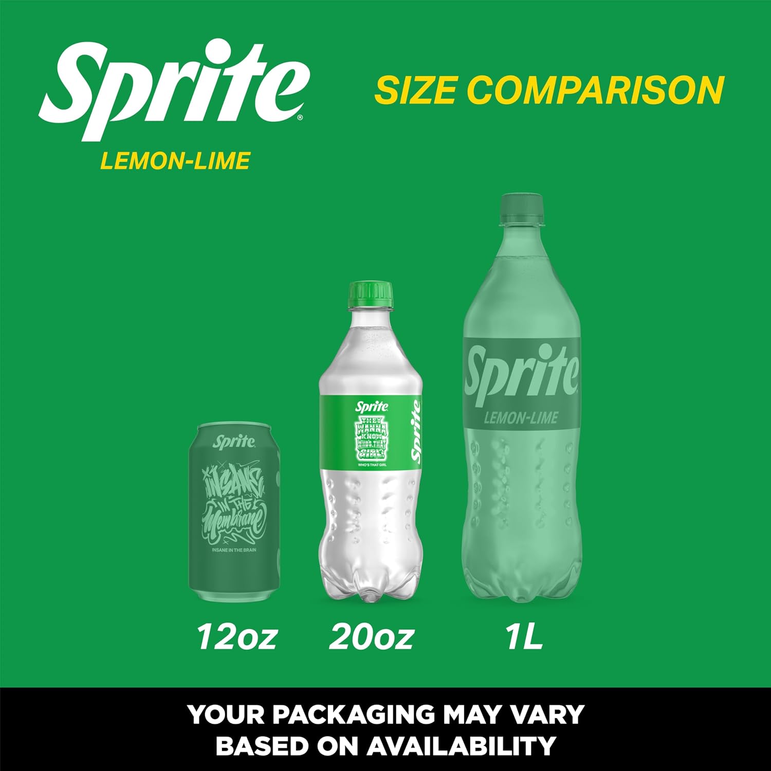 Sprite, Lemon Lime Soda, 12 oz (pack of 8)