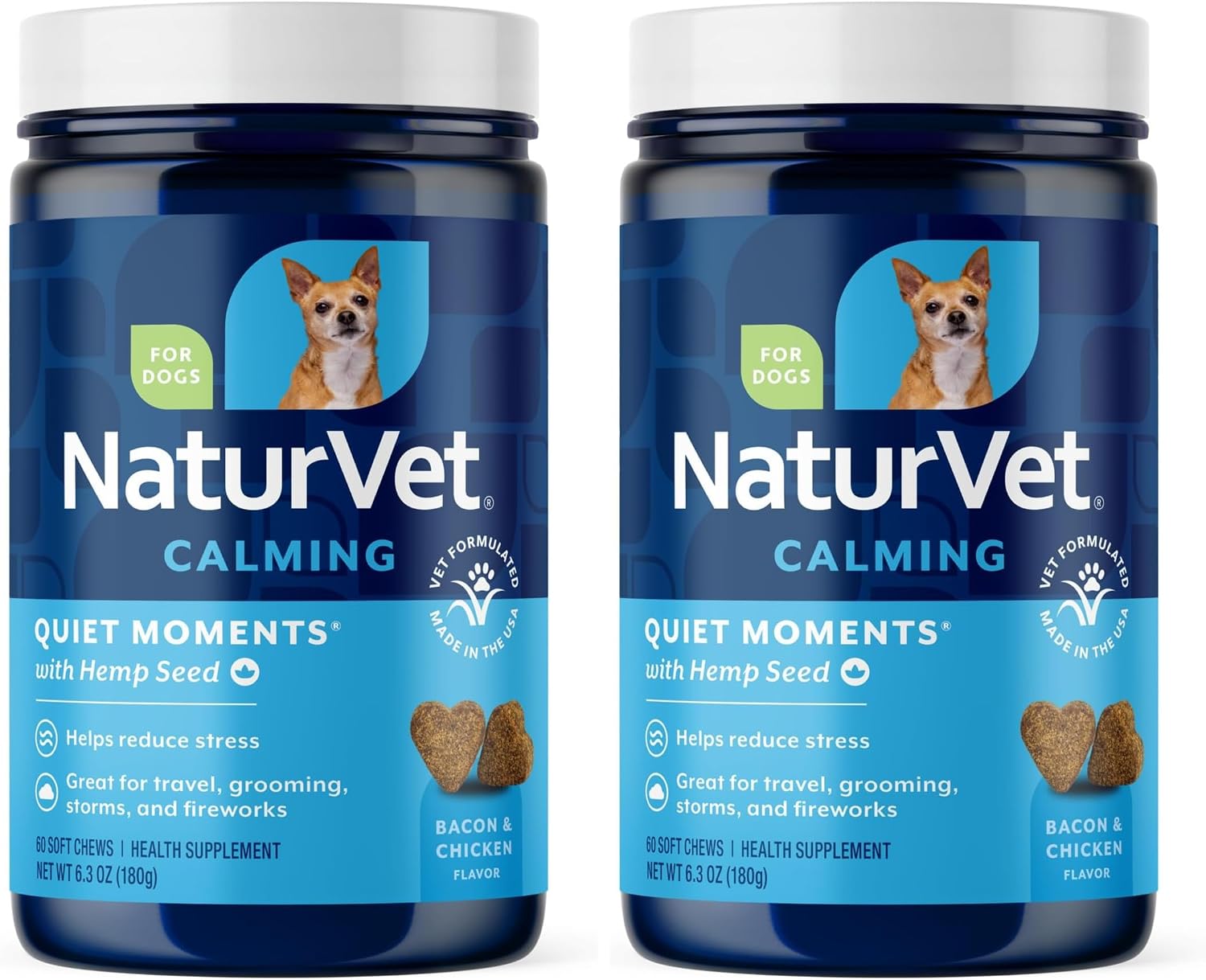 NaturVet Quiet Moments Calming Drops for Cats & Dogs - 2 Oz