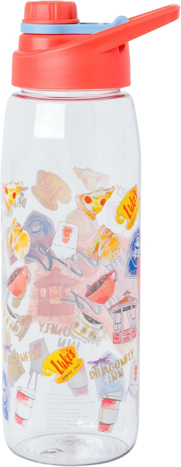 Silver Buffalo Pokémon Skate Graffiti, Water Bottle, 28oz