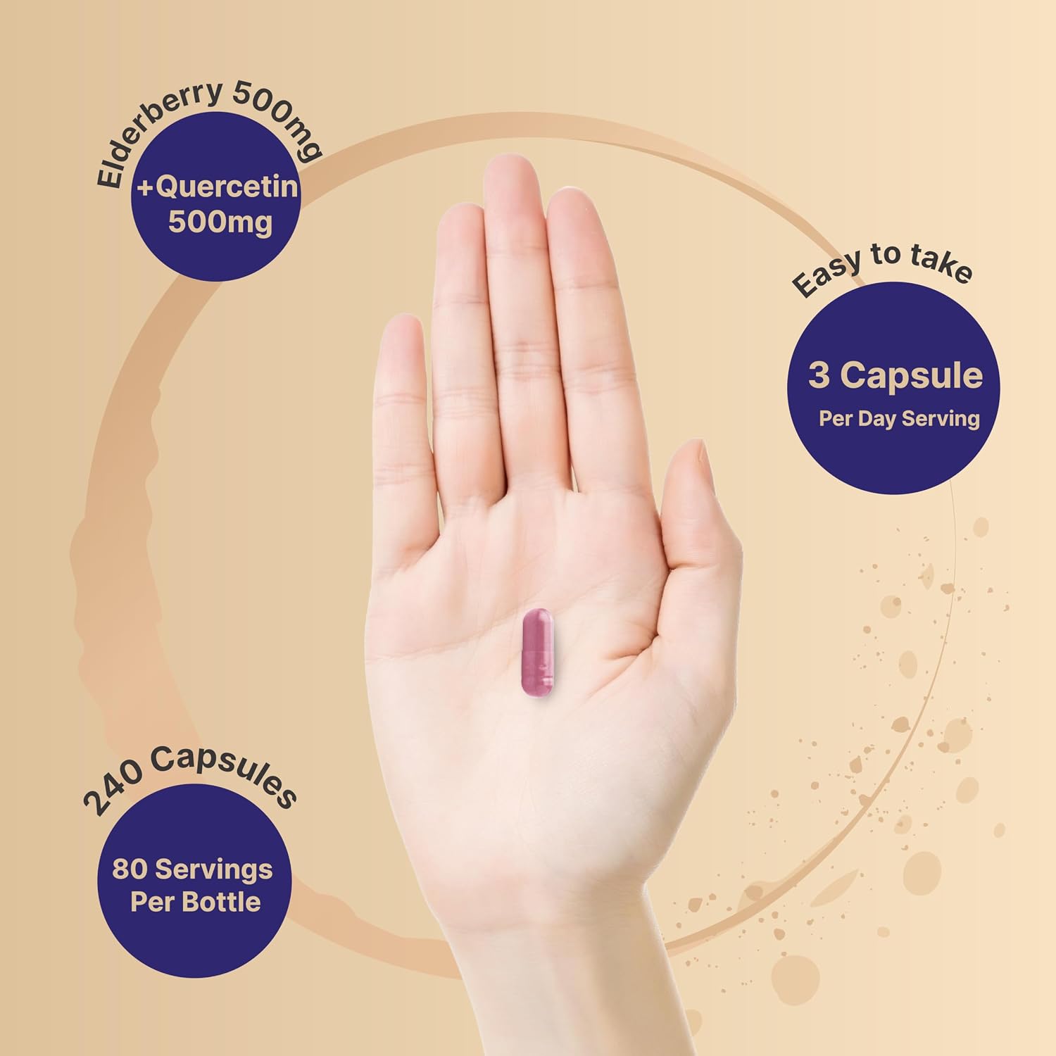 NatureBell Elderberry with Vitamin C, Zinc & Quercetin