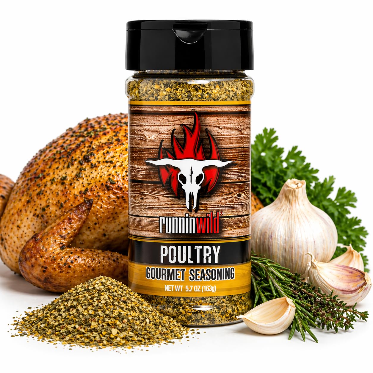 Gourmet Honey BBQ Rub & Seasoning – Delicious Sweet & Smoky Flavor for Pork, Chicken, Ribs & Salmon | Premium BBQ Dry Rub | Runnin’ Wild Foods