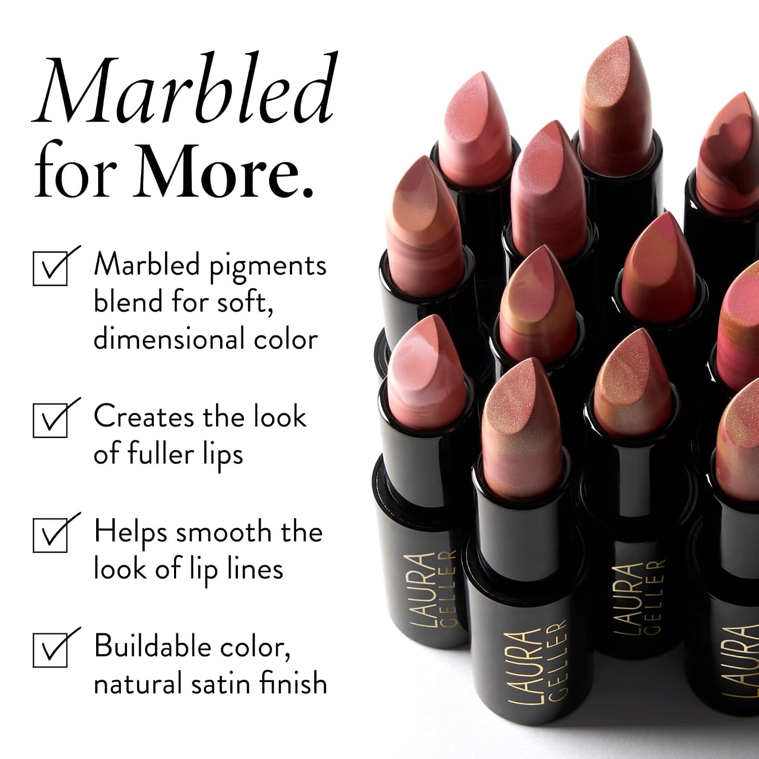 LAURA GELLER Italian Marble Sheer & Hydrating Lipstick - Dolce