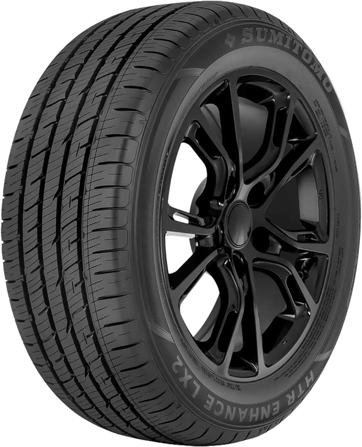 Sumitomo HTR Enhance LX2 All-Season Truck/SUV Touring Radial Tire-225/65R17 225/65/17 225/65-17 102T Load Range SL 4-Ply BSW Black Side Wall UTQG