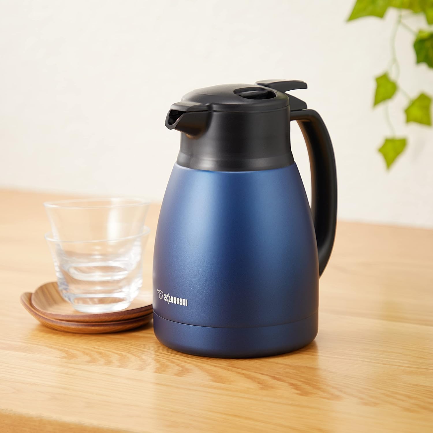 Zojirushi SH-HC10AD Stainless Steel Vacuum Carafe, 1-Liter, Matte Navy