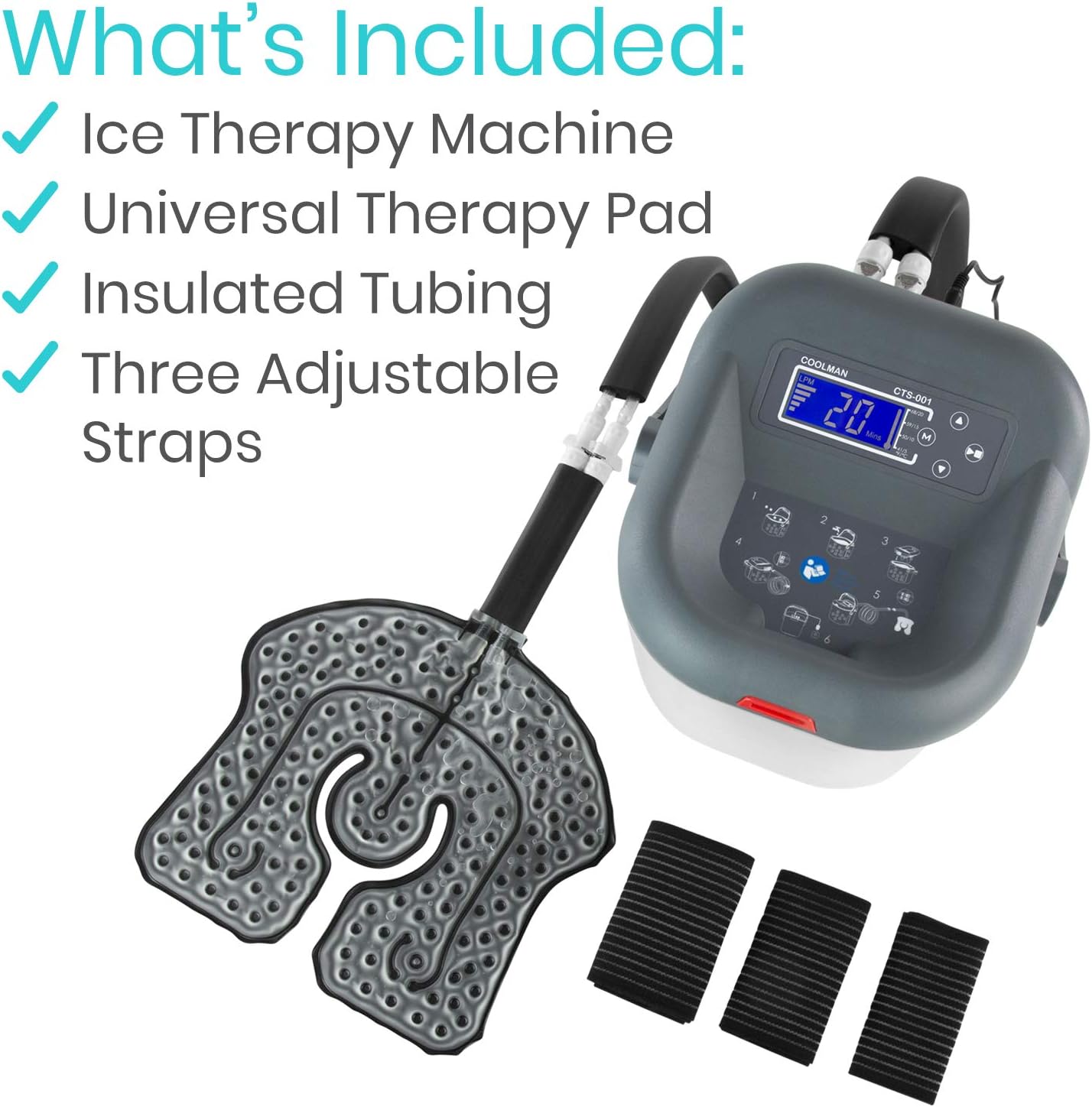 Vive Ice Machine for Knee & Shoulder After Surgery - Cold Therapy for Hip
