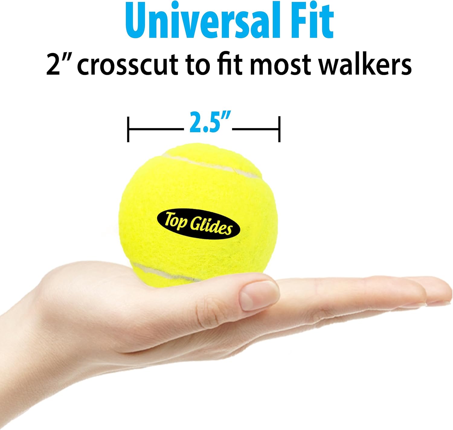 Top Glides Precut Walker Tennis Ball Glides
