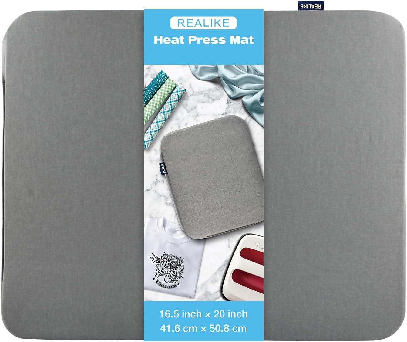 REALIKE Heat Press Mat Compatible with Cricut Easy Press 2/Cricut Easy Press(12X12 inch)