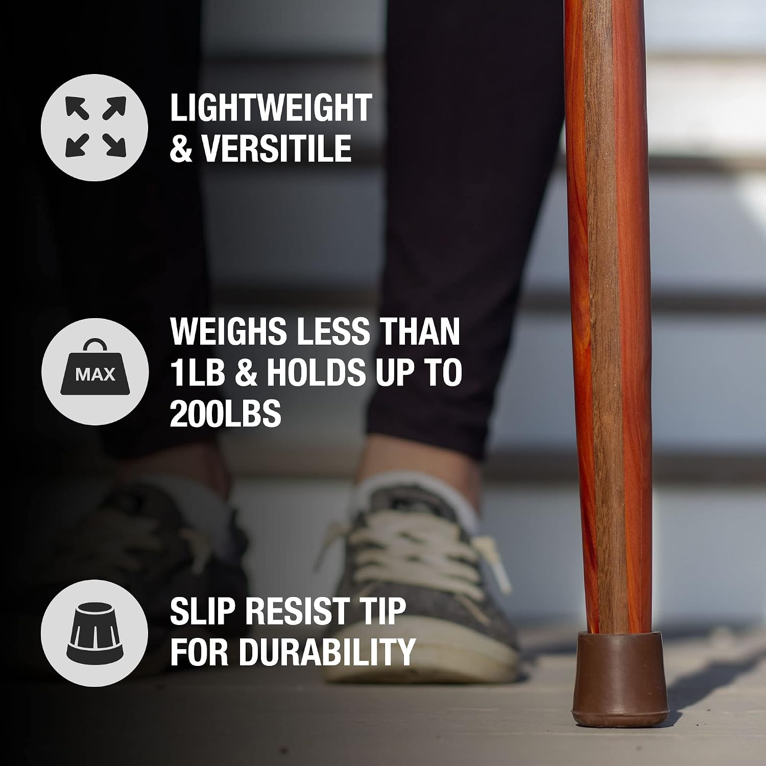 Brazos Handcrafted Wood Walking Cane, Twisted Cocobolo, Derby Style Handle, for Men & Women, Made in the USA, 37"