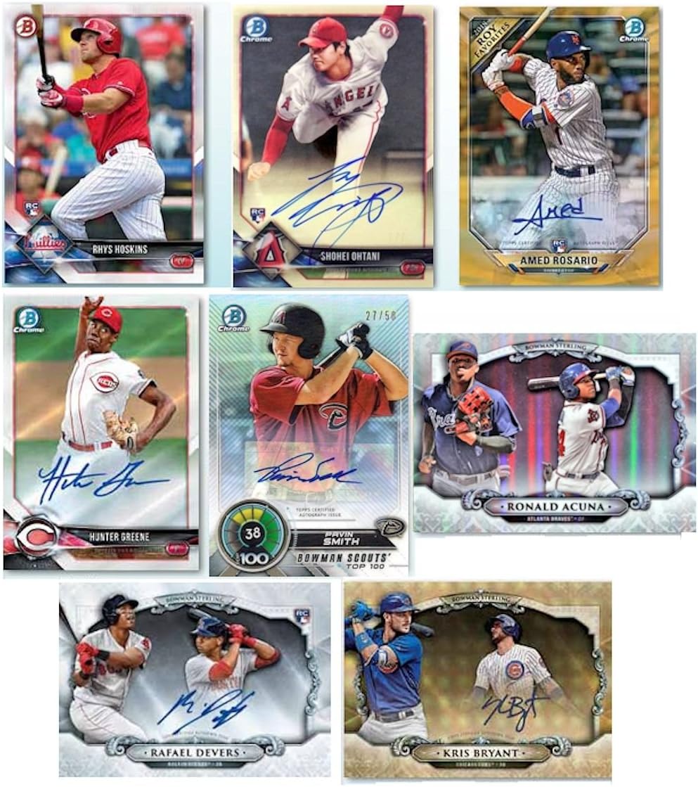 2018 Bowman Baseball Blaster Box (8 Packs/10 Cards - Possible Autographs)