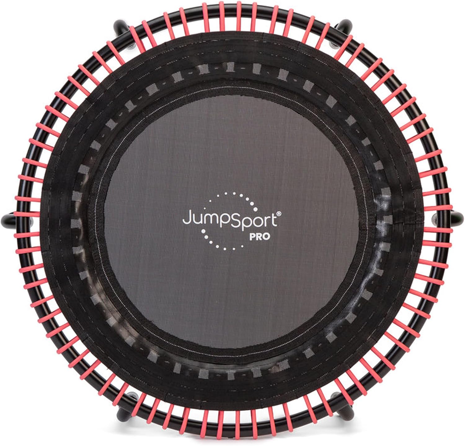 JumpSport 350 PRO 39 Inch Fitness Trampoline Indoor Rebounder Cardio Workout Equipment 300 lb Capacity