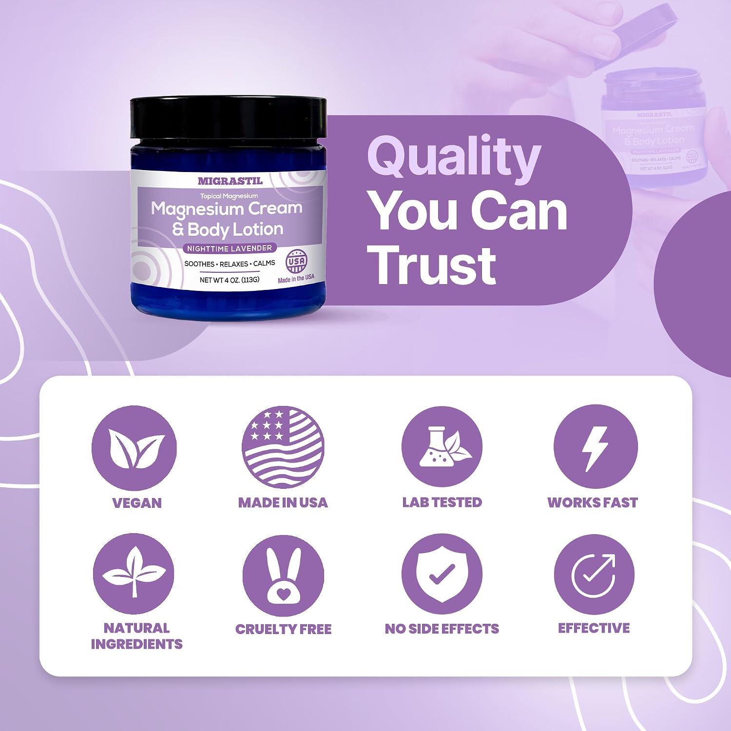 Topical Magnesium Cream & Lavender Magnesium Cream Bundle