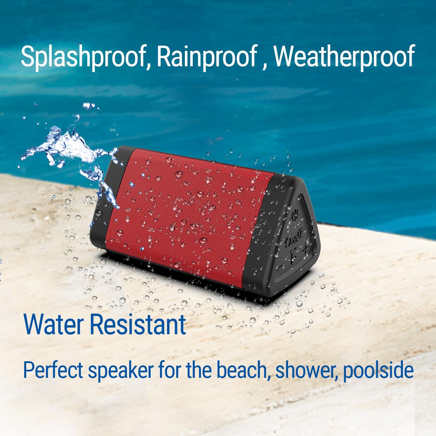 OontZ Angle 3 Gen 4 Portable Bluetooth Speaker, 12W, 24-Hour Playtime | Compact 12W Bluetooth speaker with clear sound, 24-hour playtime, 100-ft range, IPX5 waterproof, AUX Input.