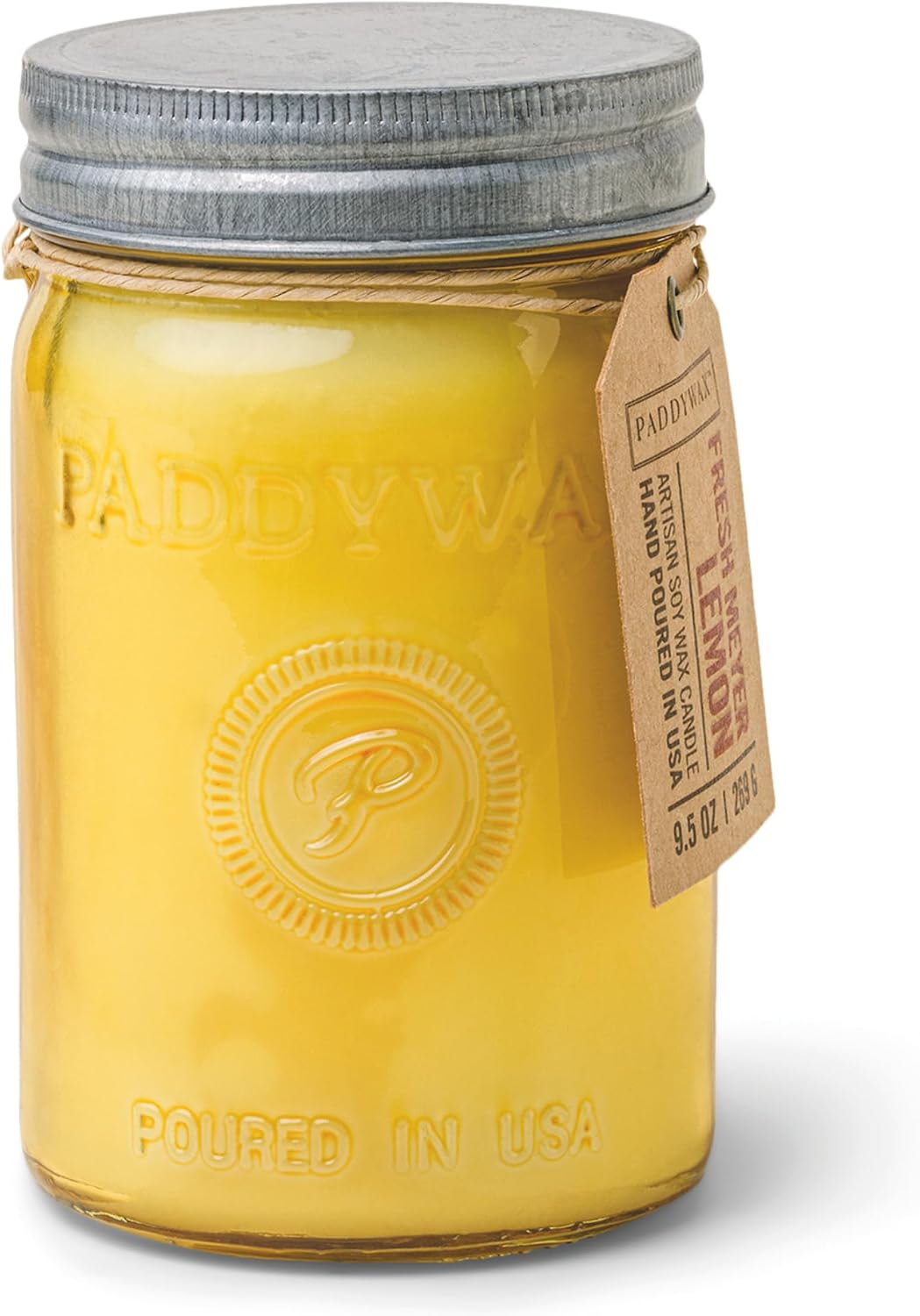 Paddywax Relish Soy Wax Artisan Candle, Balsam + Fir, 9.5 oz | Scented Candle in Glass Jar with Lid