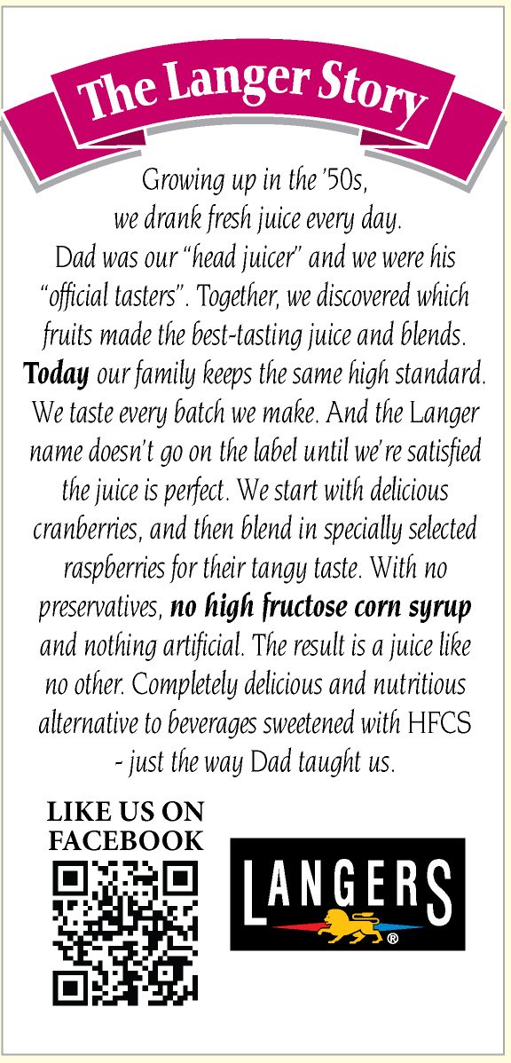 Langers Juice Cocktail, Pineapple Orange Guava, 15.2 Fl Oz (Pack of 12)