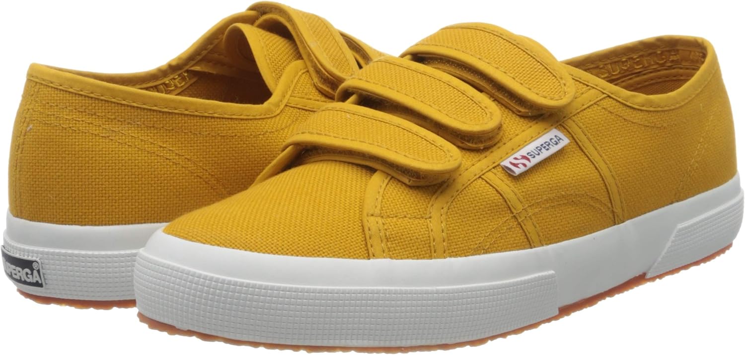 Superga Unisex 2750 Cot3strapu Cotton Canvas Sneakers with Touch Strap Fastening