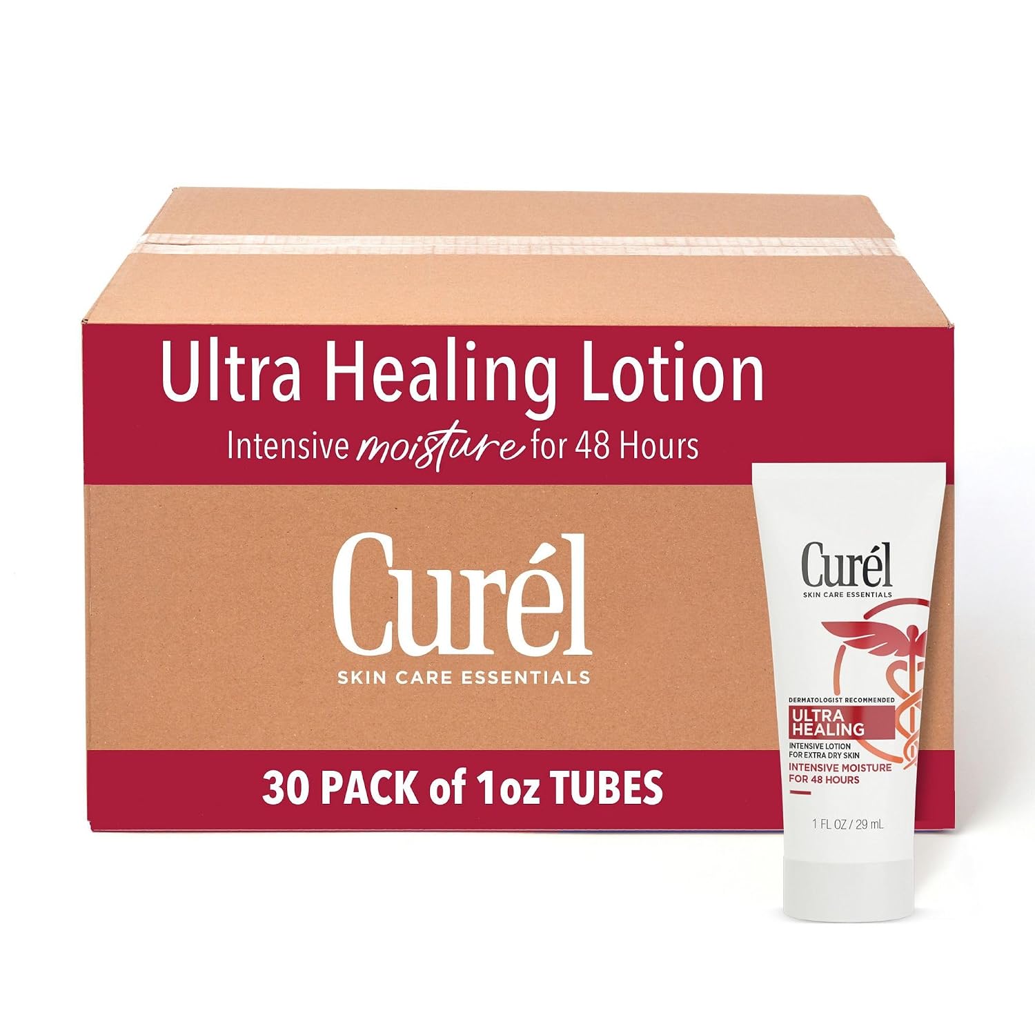 Curel Ultra Healing Intensive Fragrance-Free Lotion For Extra-Dry Skin, Dermatologist Recommended, Ideal for Sensitive Skin, Cruelty Free, Paraben Free, 20 Oz | Repairs Moisture Barrier, Ceremides, Dry & Sensitive Skin, Eczema-Prone, Dermatologist Recomm…