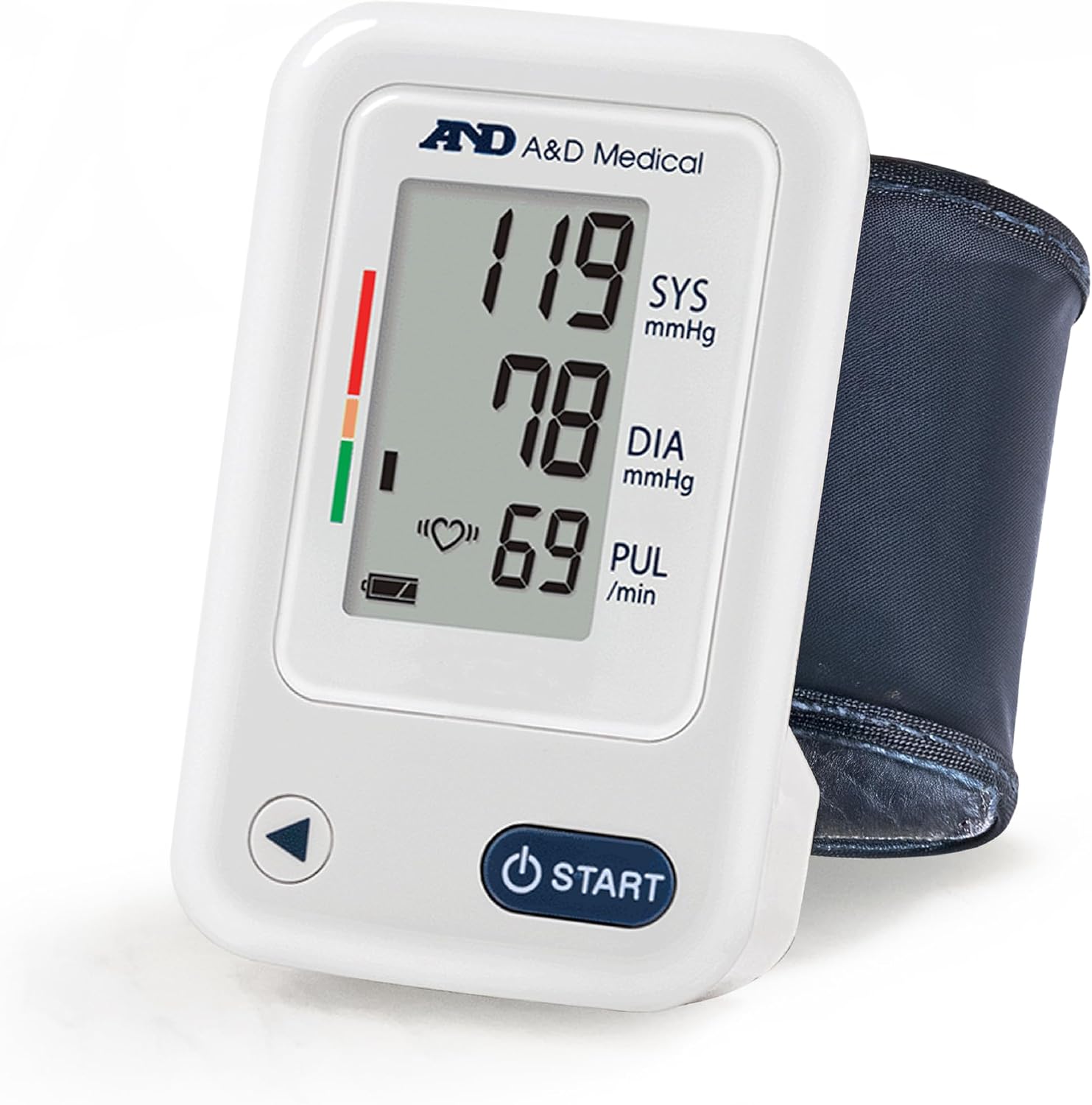 A&D Medical UB-543 Wrist Blood Pressure Monitor, 2 Users, Cuff 5.3-8.5" | BP Adjustable Cuff (5.3-8.5"), 2 Users, One Button Operation, LCD Display, 60 Memory, Carrying Case, 2 AAA Batteries
