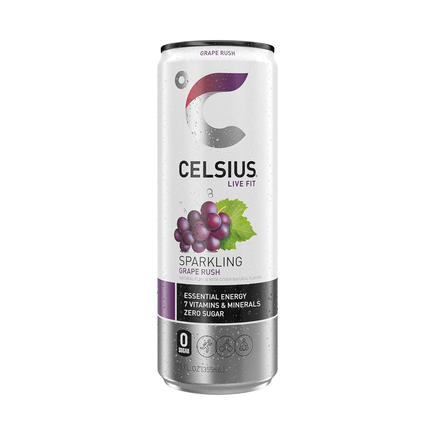 CELSIUS Sparkling Cola, Sugar Free Energy Drink, 12 Fl Oz (Pack of 12)