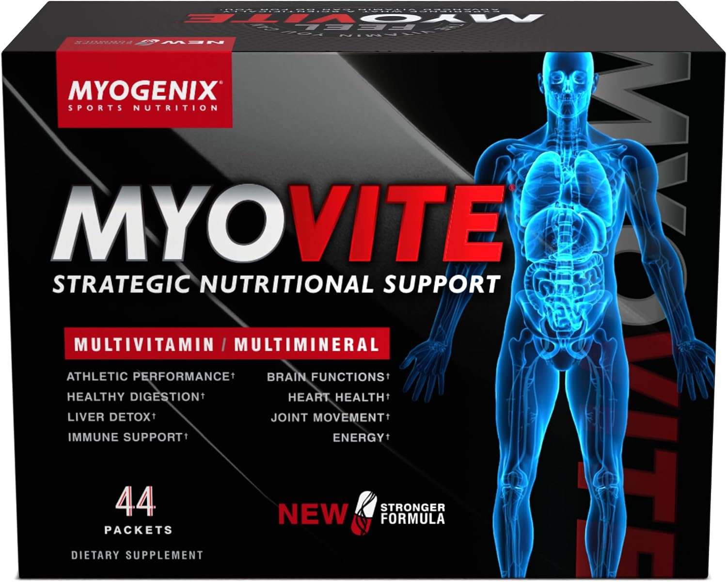 Myogenix Myovite Multivitamin – Daily Supplement – Designed for Athletes – Supports Joint, Heart