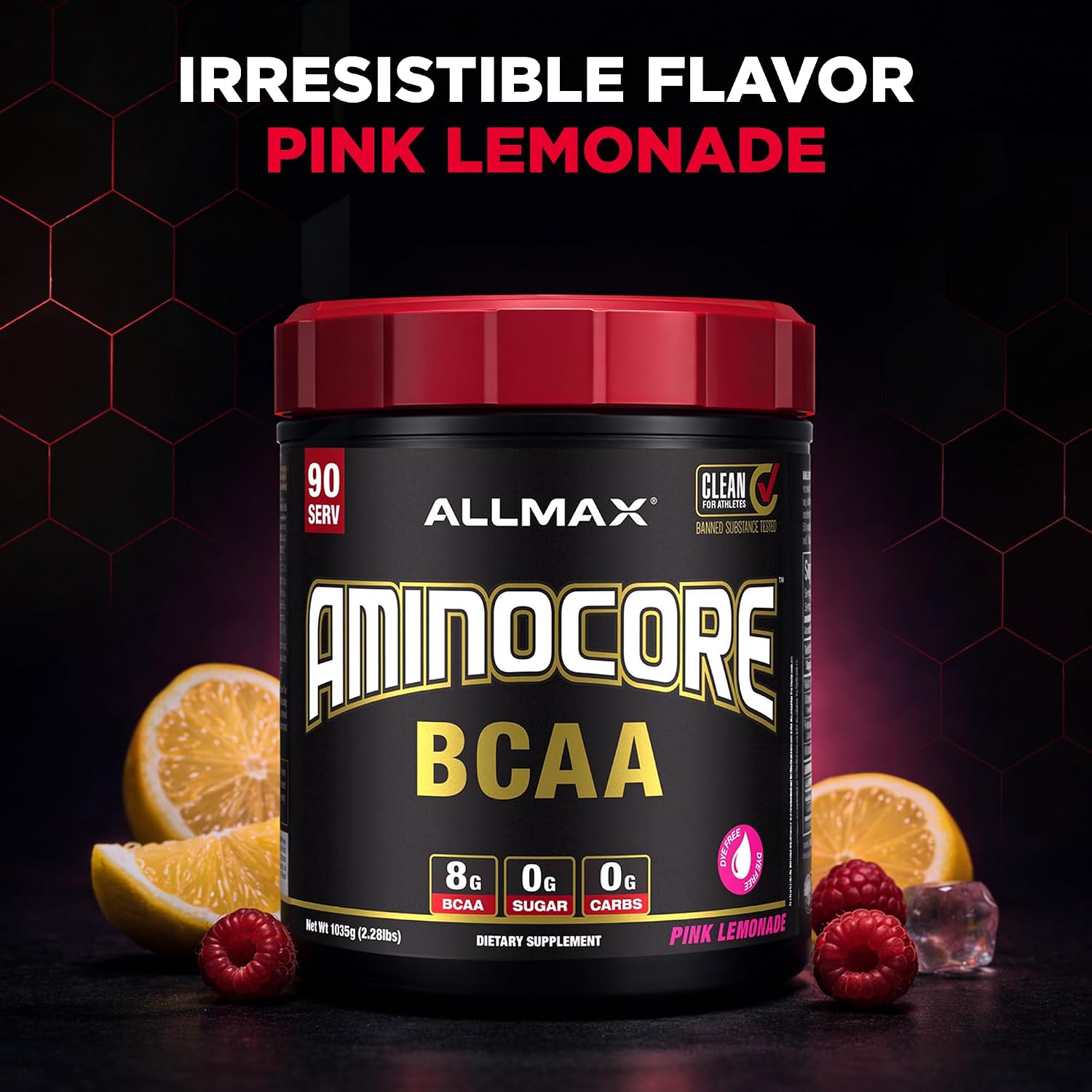 ALLMAX AMINOCORE BCAA Powder, Watermelon, 90 Servings, 1035 g