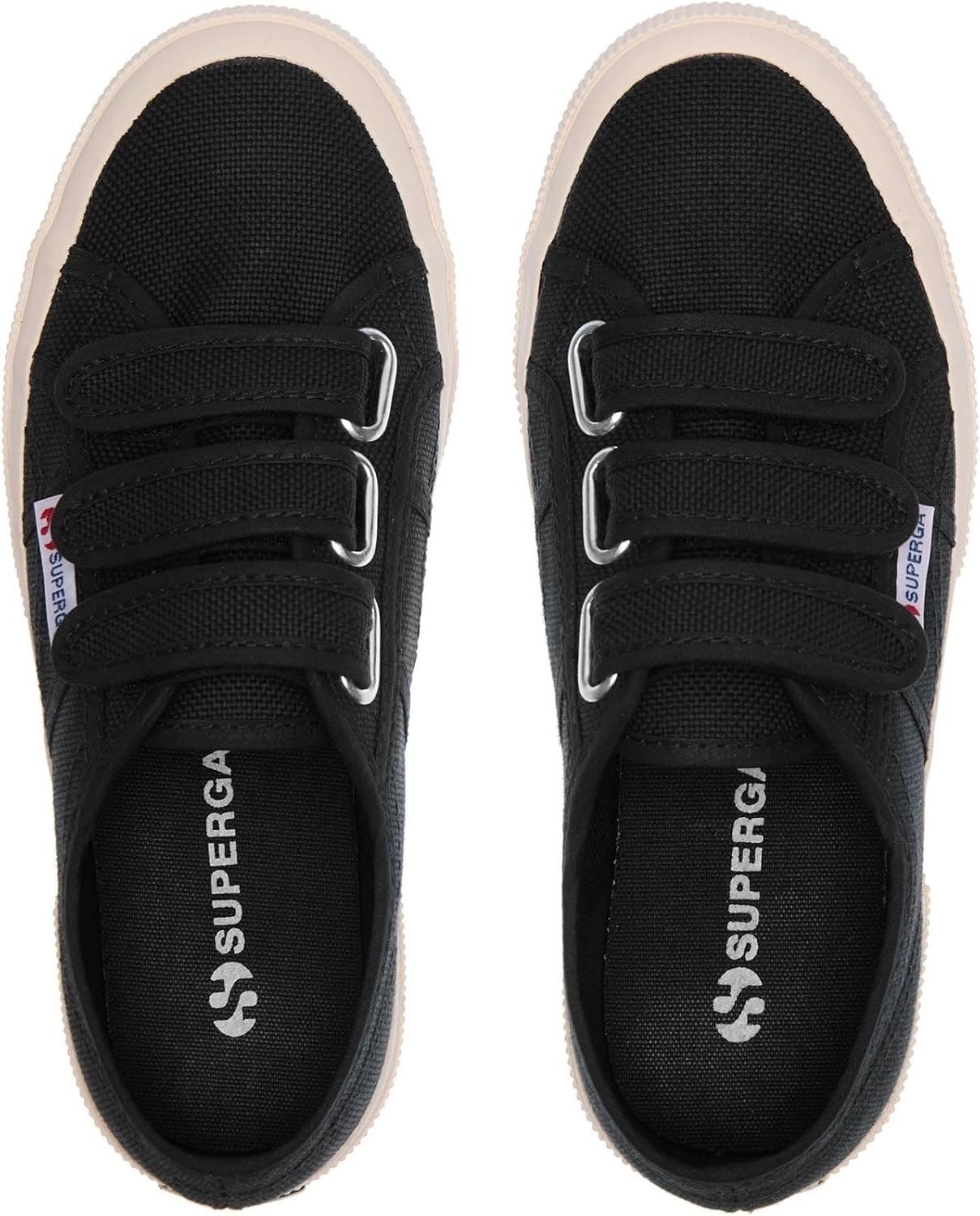 Superga Unisex 2750 Cot3strapu Cotton Canvas Sneakers with Touch Strap Fastening
