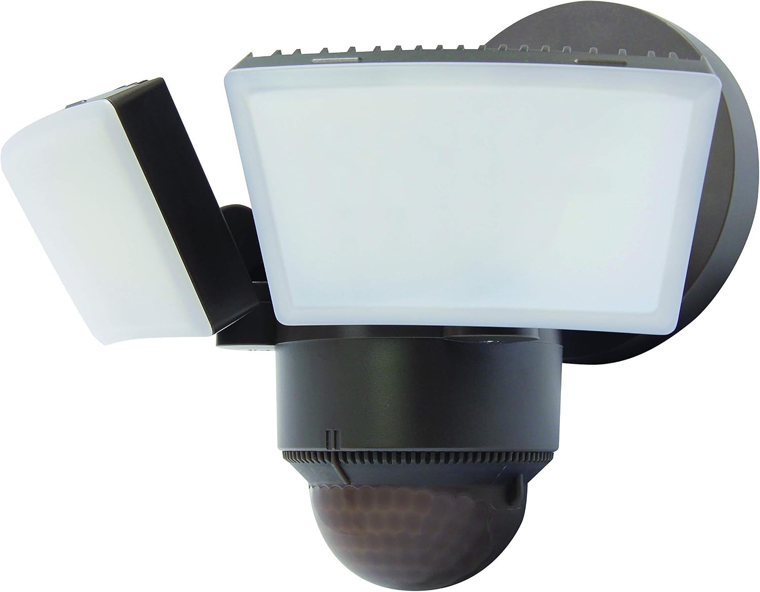 LED Outdoor Motion Sensor Security Floodlight – 1100 Lumens, 180° Detection, Weatherproof Design, Versatile Eave or Wall Mounting, Exit Detection