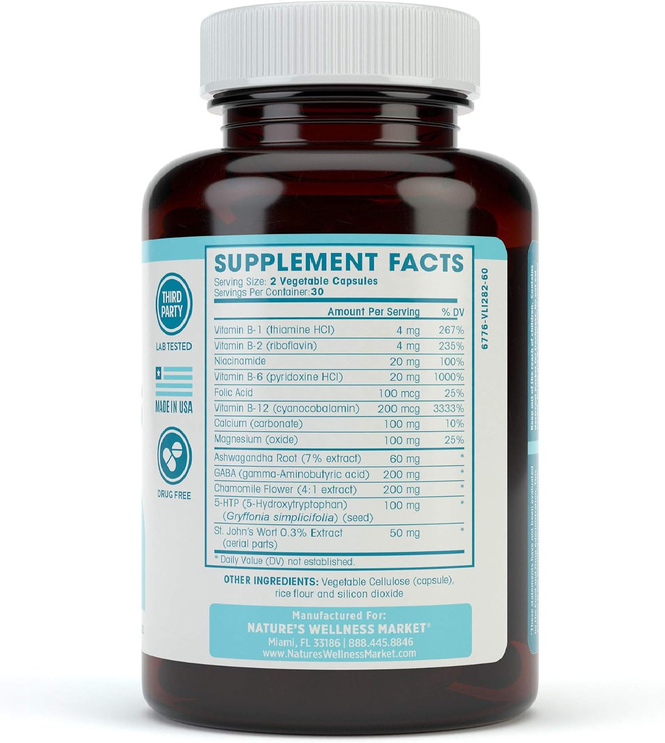 ZENTA - The Natural Relief Supplement to Help Calm Body and Mind | Positive Mood Enhancer - Increase Serotonin Levels with 5-HTP, Ashwagandha