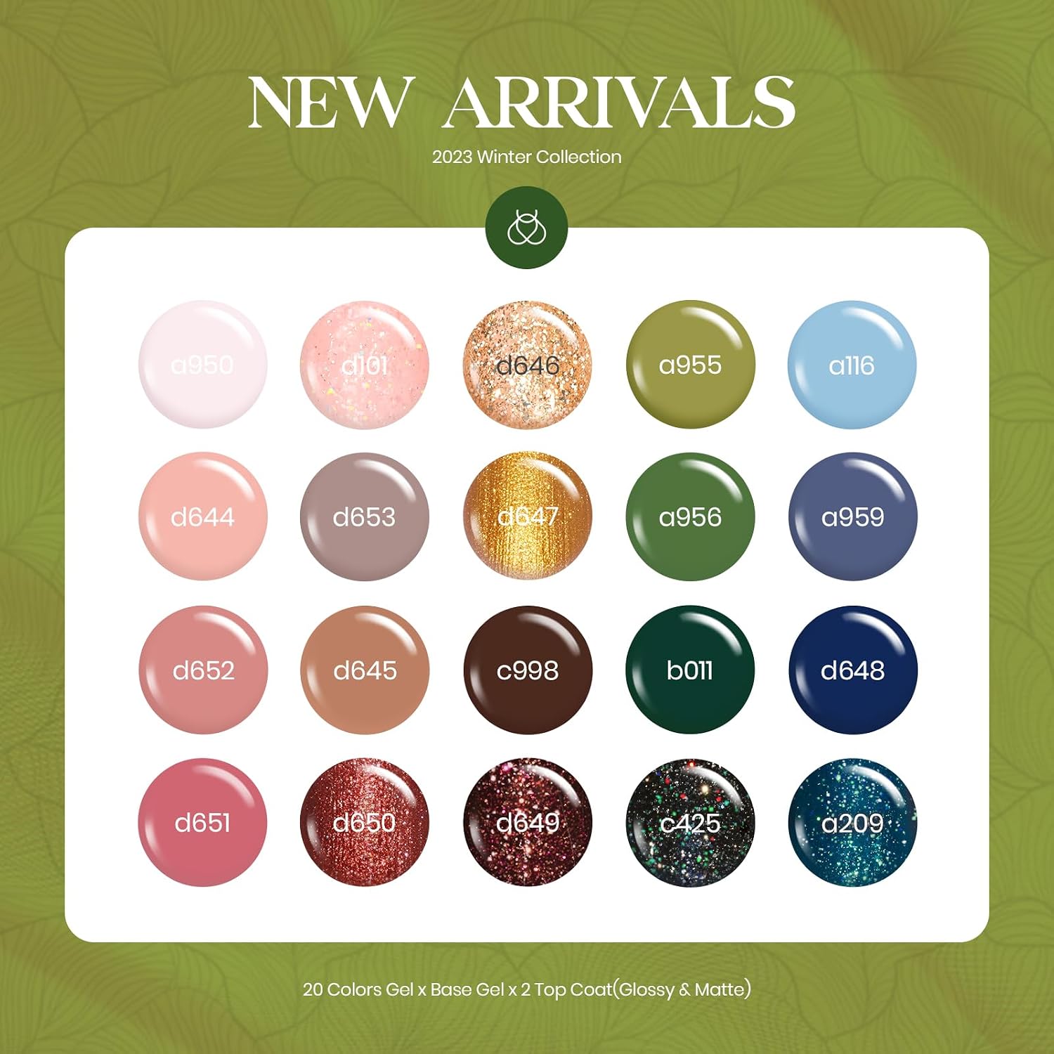 Beetles Gel Nail Polish Set with Base Glossy Matte Top Coat Macaron Gel