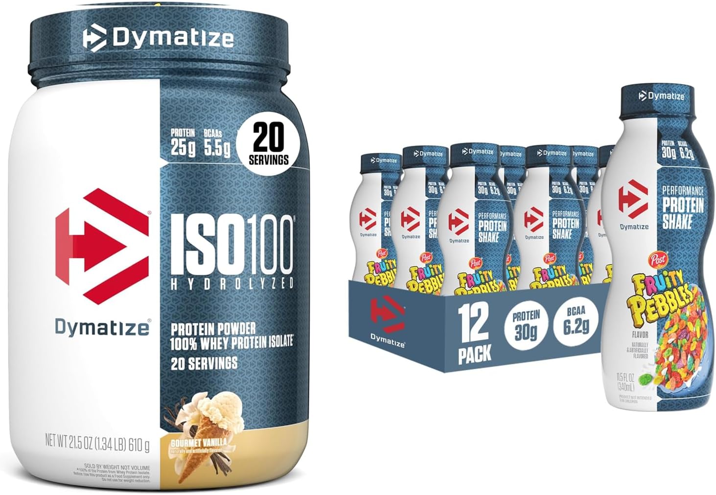 Dymatize ISO100 Protein Powder, 100% Whey Isolate, Gourmet Chocolate | 25g Protein, Hydrolyzed, Fast-Absorbing, Supports Muscle Health, 5.5g BCAAs, Gluten-Free, 76 Servings, 5 lb