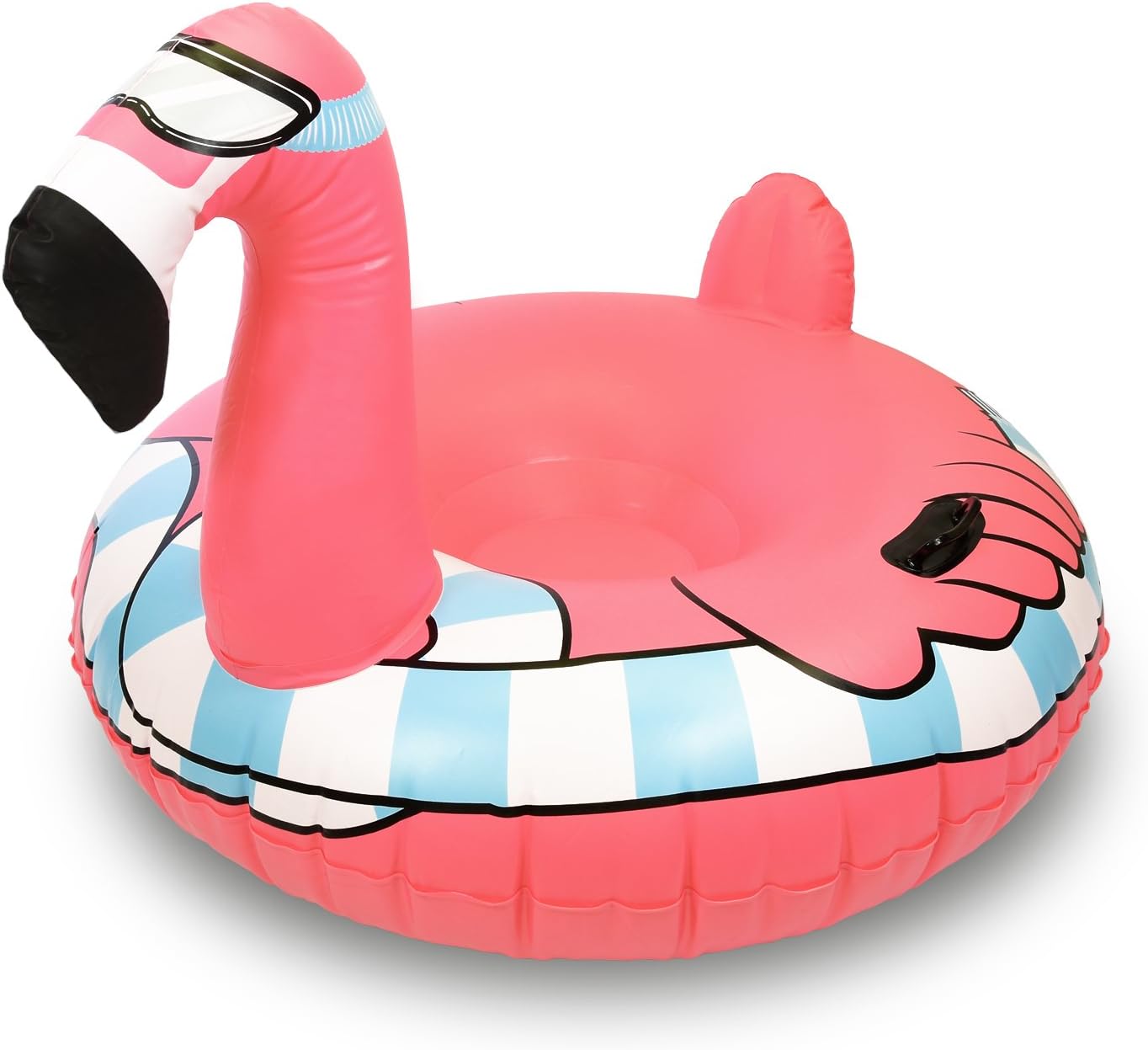 GoFloats Winter Snow Tubes - Choose from Unicorn, Disney's Frozen, Ice Dragon, Polar Bear, Penguin, Flamingo - Inflatable Sled for Kids and Adults