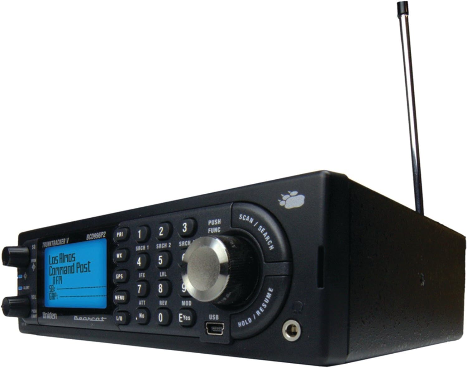 Uniden BCD996P2 Digital Mobile TrunkTracker V Scanner, 25,000 Dynamically Allocated Channels & (BC7) Bearcat 7-Watt External Communications Speaker