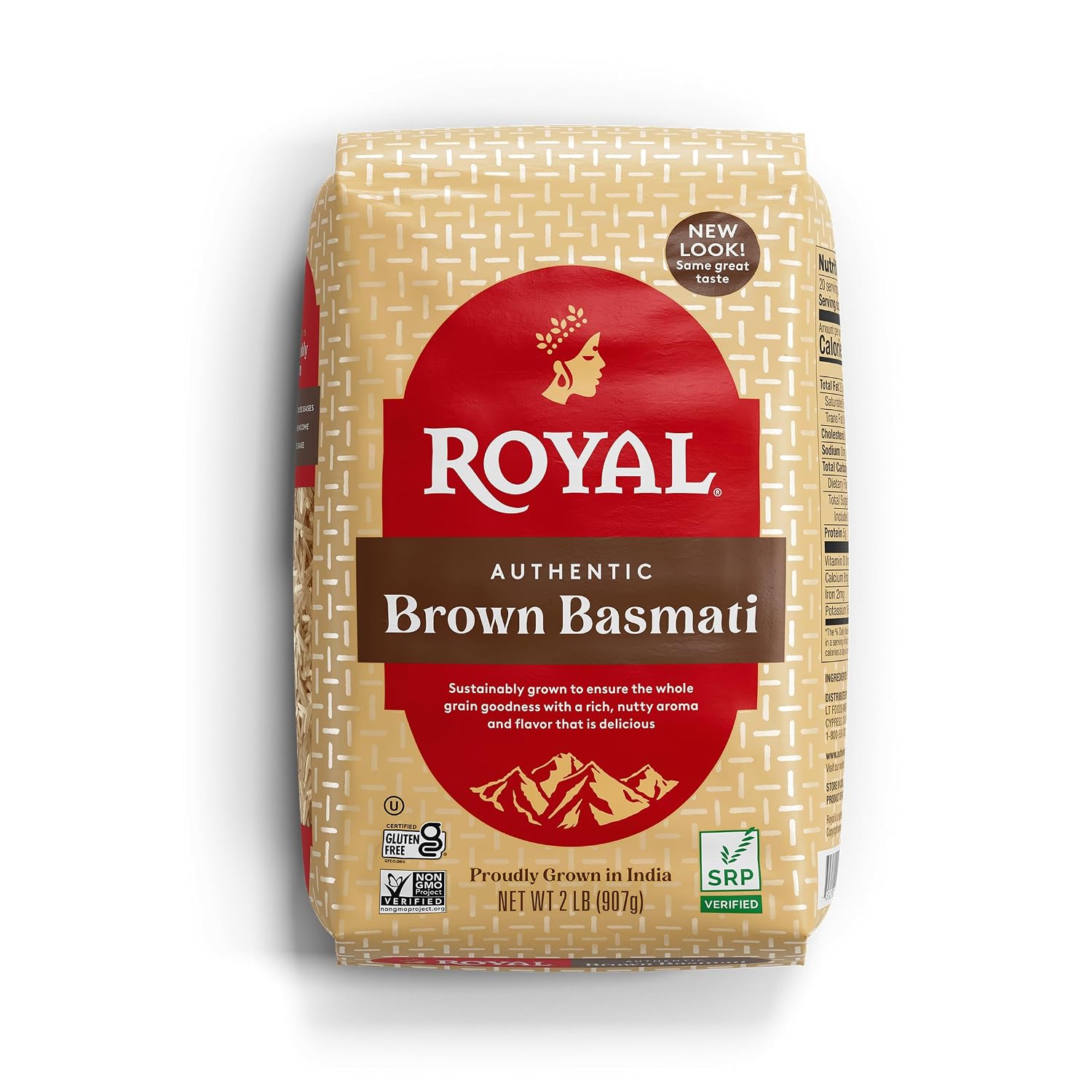 Royal Brown Basmati Rice - Authentic Long Grain Rice - 10 lb Bag | Perfect for Biryanis, Pilafs & Curries - Cook in Microwave or on Stove Top