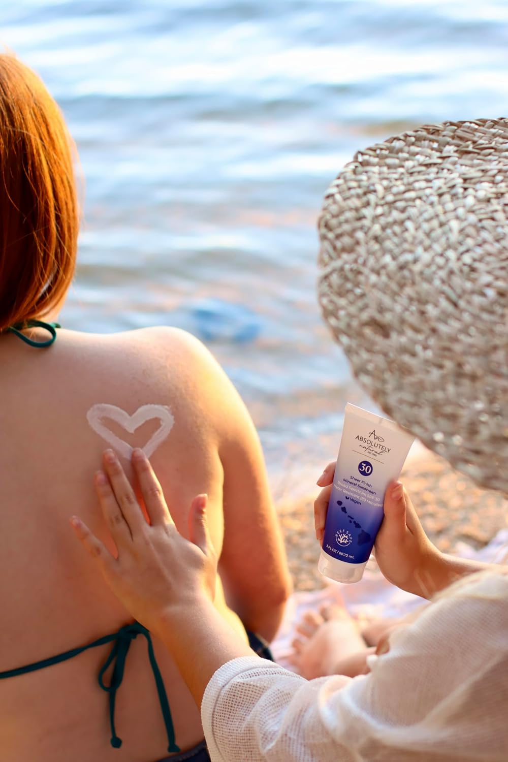 Absolutely Natural - SPF 15 Mineral Sunscreen - Broad Spectrum Water Resistant Moisturizer Lotion For Body & Face - With Non-Nano Zinc Oxide, Vitamin E, & Antioxidants - Made in USA, 3 Oz