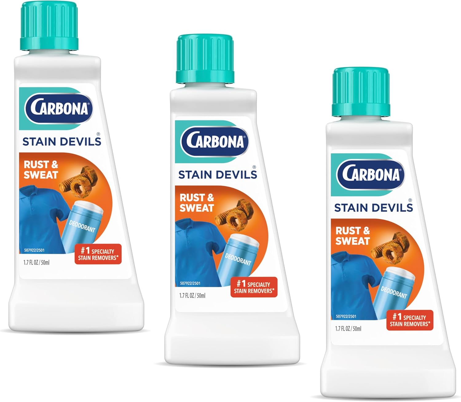 Carbona Liquid Stain Devil Food Clean Up Combo Set | Spot Stain Remover for Clothes