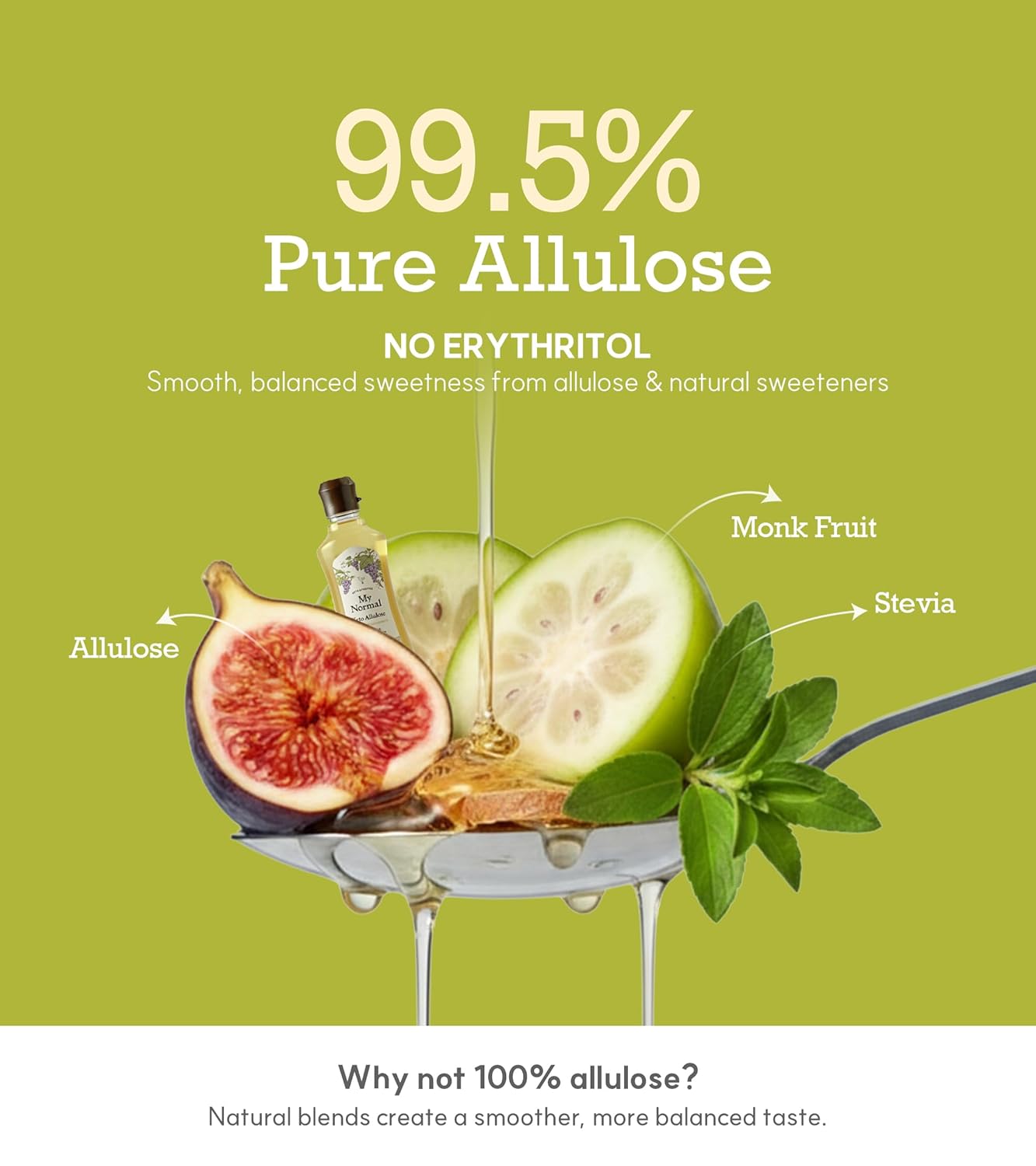 My Normal Keto Allulose Syrup - 1:1 Sugar Substitute, Zero Calorie 17.10 oz