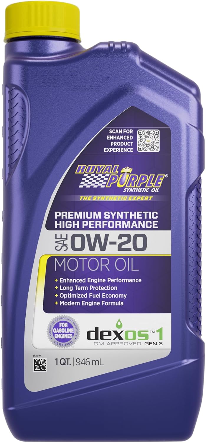 Royal Purple 51530 API-Licensed SAE 5W-30 High Performance Synthetic Motor Oil - 5 qt., Model:ROY51530