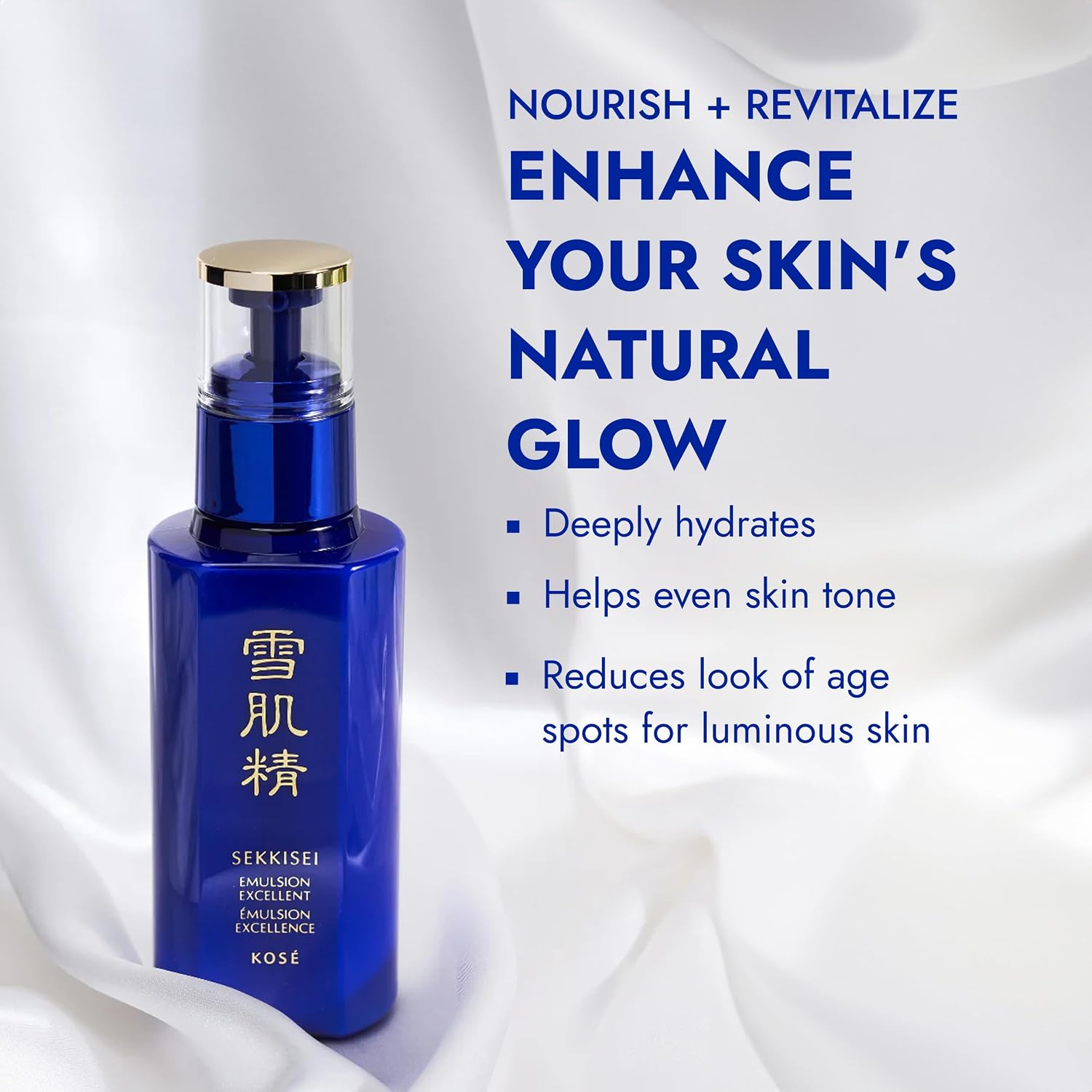 SEKKISEI :: Emulsion Excellent, Hydrating Face Serum, 4.7 Ounce (140mL)