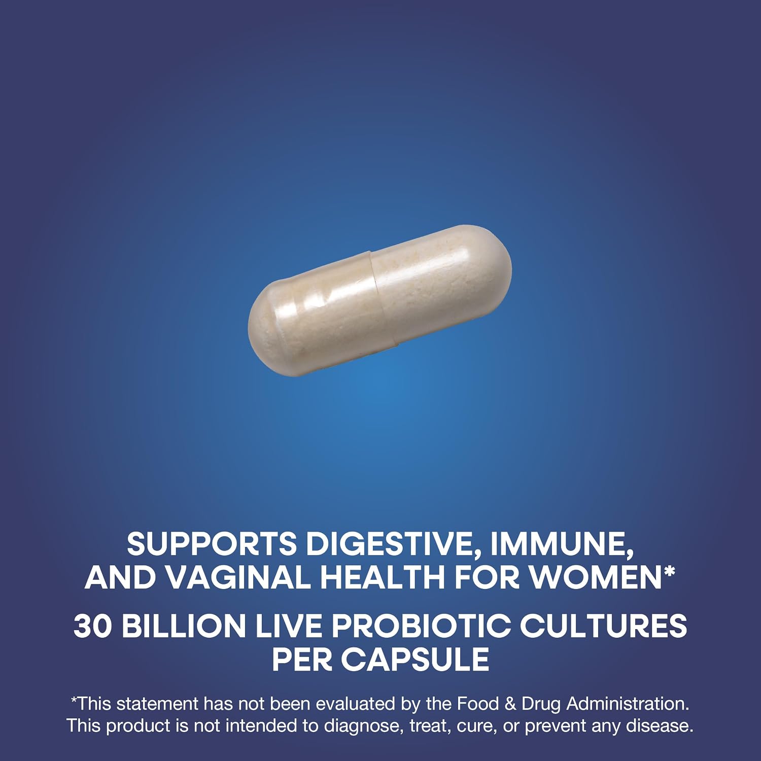 Nature's Way Fortify Women’s Probiotic 30 Billion CFU, 30 ct | Daily Multi-Strain Probiotic for Digestive, Vaginal, and Immune Support*