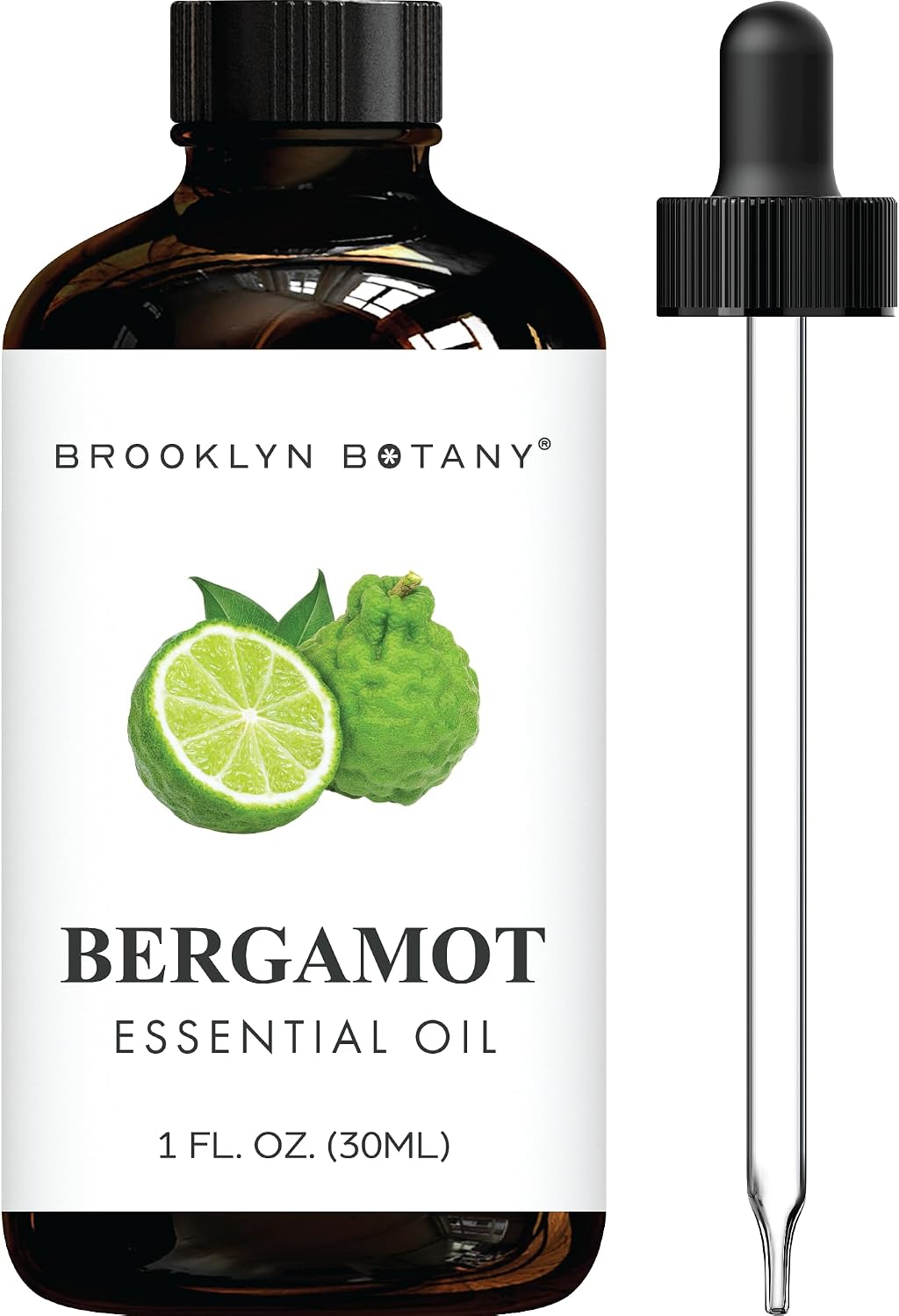 Brooklyn Botany Peppermint Essential Oil - Huge 4 Fl Oz - 100% Pure and Natural - Premium Grade with Dropper - for Aromatherapy and Diffuser