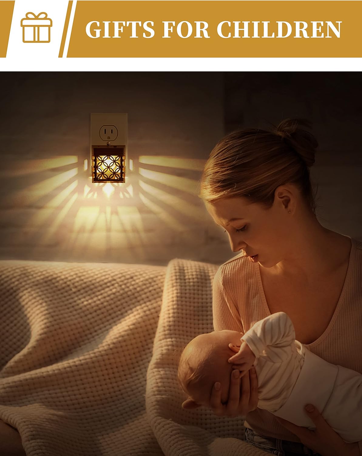 DORESshop Nights Lights Plug Into Wall, Plug in Night-Light, 3000K