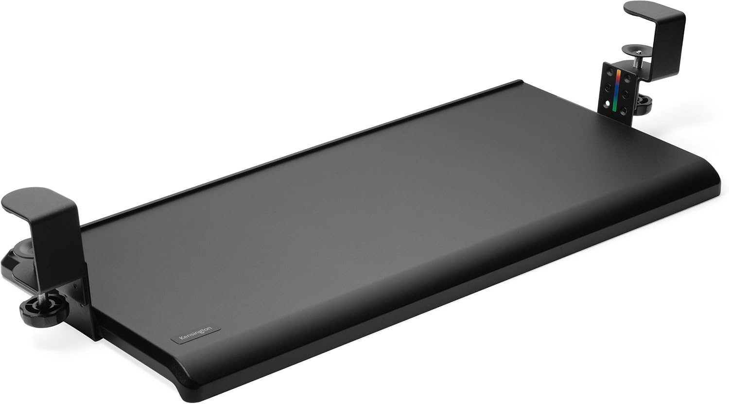 Kensington Clamp-On Keyboard Tray, Under Desk Keyboard Drawer with Cable Management, Ergonomic Smartfit Slide-out Height Adjustable Keyboard Holder