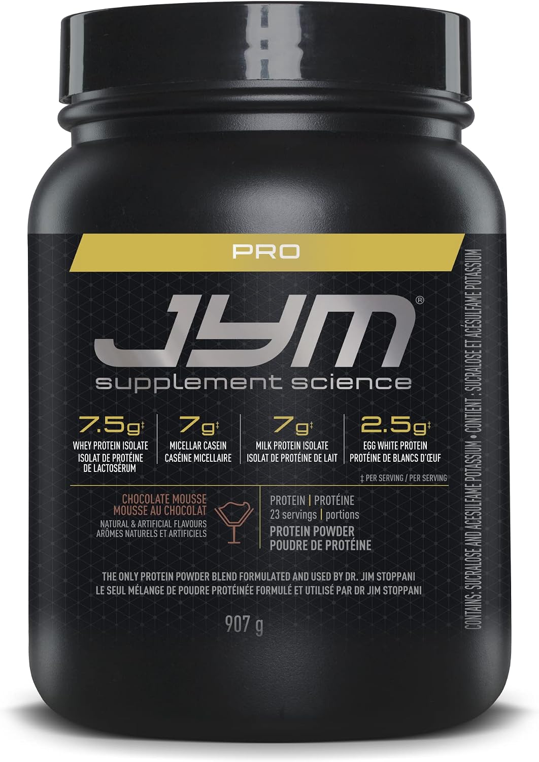 JYM Tahitian Vanilla Bean Whey & Casein Protein Powder, 1.7 lb, 22 Servings | Micellar Casein & Milk Protein Isolate, Lean Muscle Building, Pre & Post Workout Nutrition, Men & Women