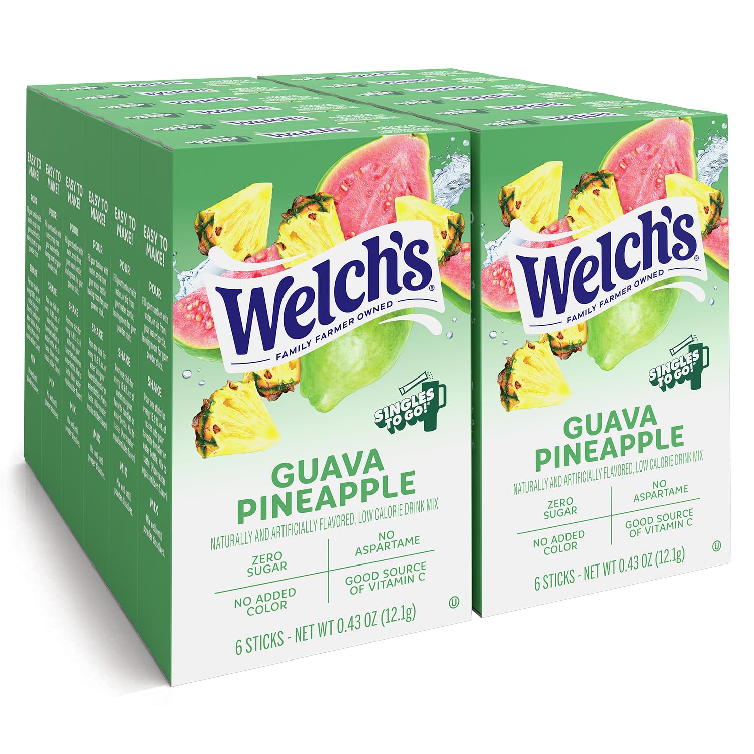 Singles To Go! Welch's Water Drink Mix, Grape, 72 Packets