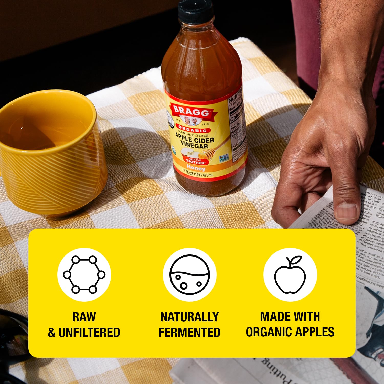 Bragg Organic Apple Cider Vinegar with the Mother - 16 fl oz