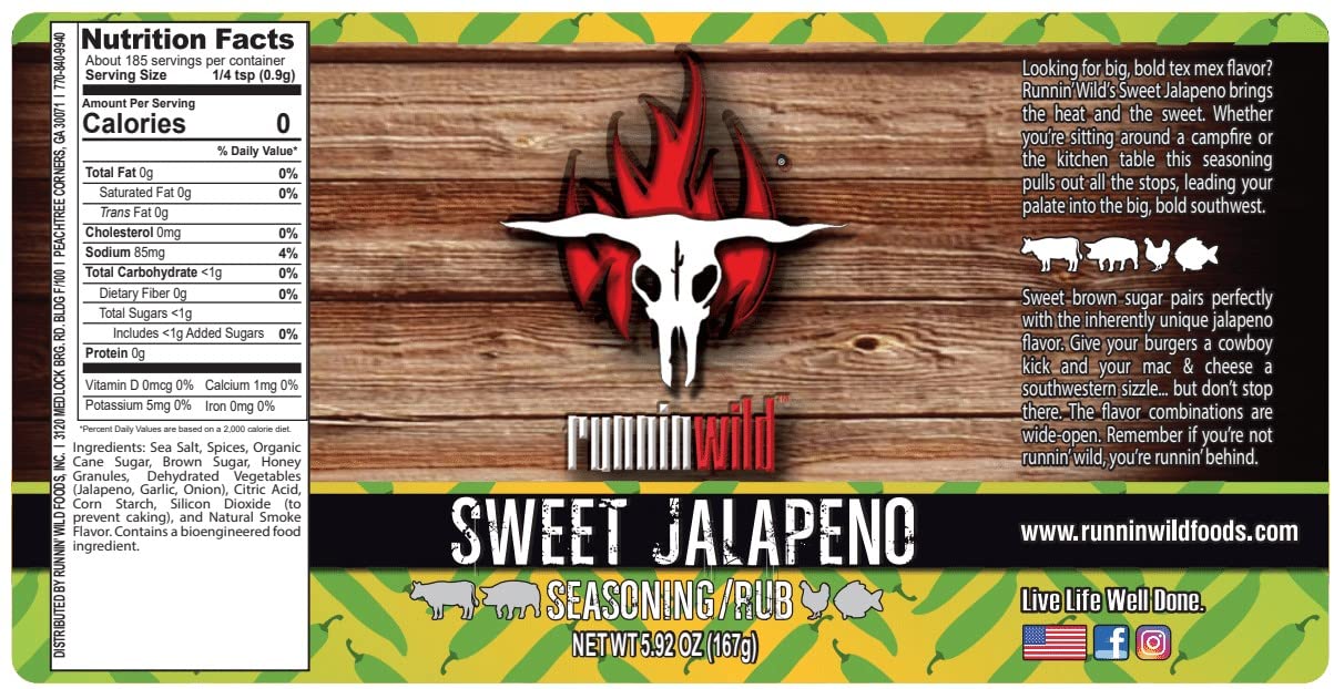 Gourmet Brisket Seasoning | Brisket Rub for Smoker or Grill | No Artificial Flavors | No MSG added | Runnin’ Wild Foods, 6.4 ounces