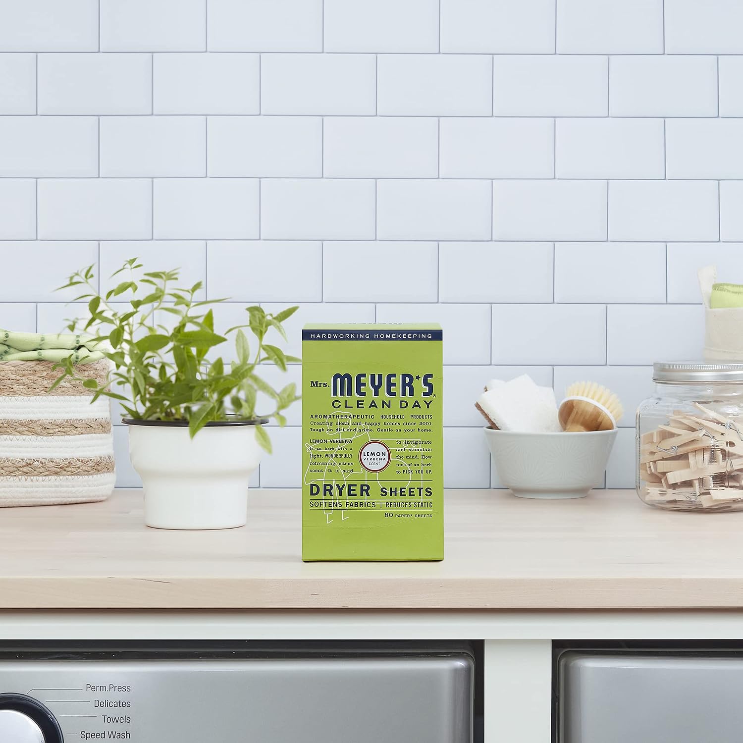 MRS. MEYER'S CLEAN DAY Dryer Sheets, Lavender, 80 ct