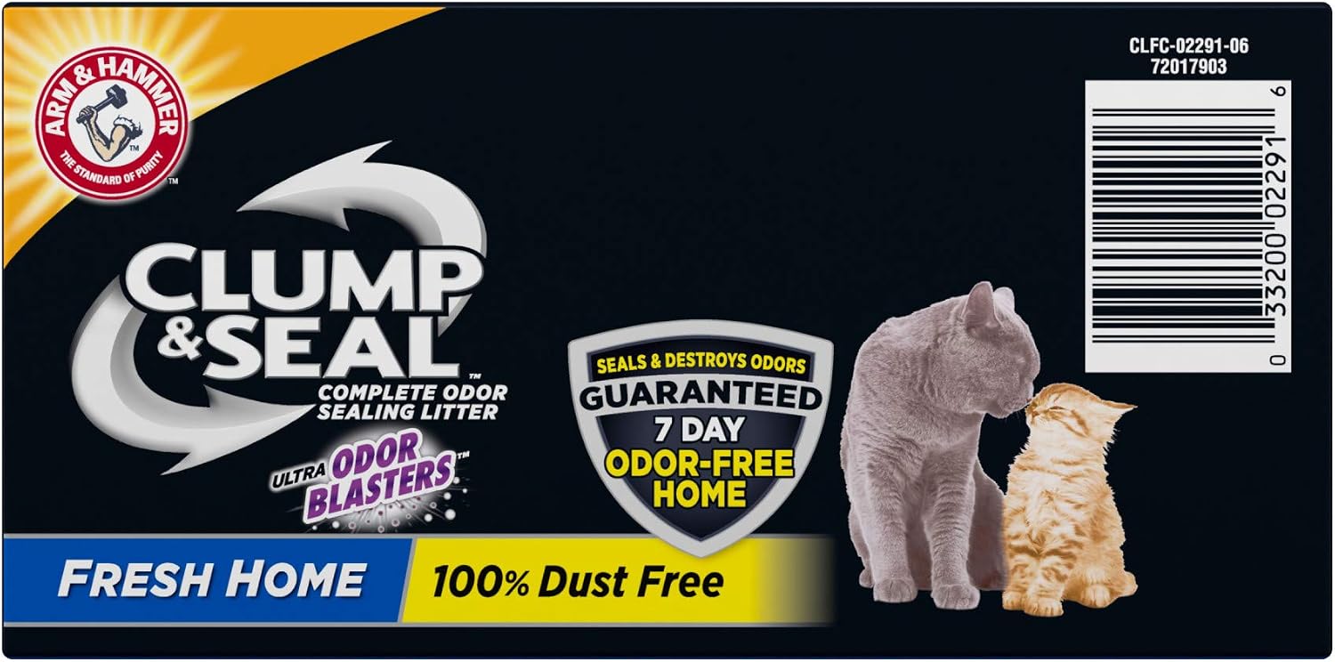 ARM & HAMMER Clump & Seal Cat Litter, Fresh Scent 14lb