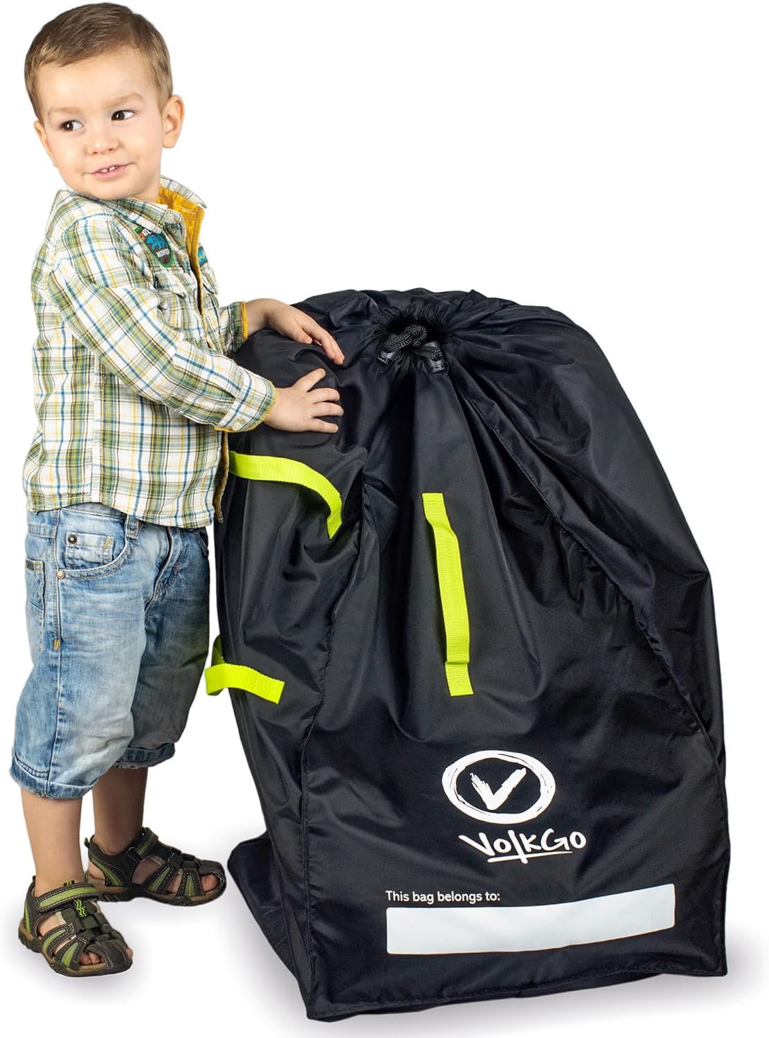 Car Seat Travel Bag For Airplane with Carrying Handle Straps, Gate Check Bag, Car Seat Bags for Air Travel Carseat Travel Cover, Carseat Travel Bag Cover for Airplane Travel